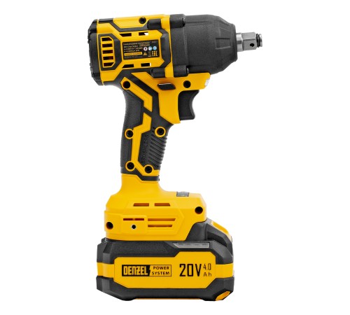 Гайковерт ударный аккумуляторный бесщет. CIWH-BL-20-500, Li-Ion, 20 В// Denzel