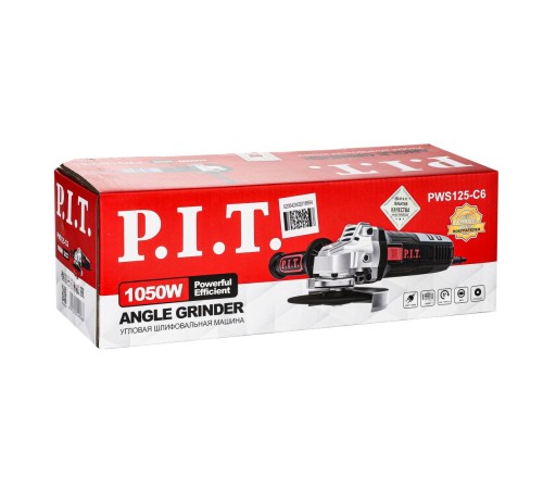 Шлифмашина угловая сетевая P.I.T. PWS125-C6