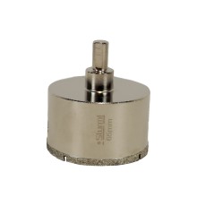 Коронка алмазная по керамограниту 65 х 70 мм,3гр. Хв., с центрир. Cверл. Sturm! Коронка алмазная по керамограниту 65 х 70 мм,3гр. Хв., с центрир. Cверл. Sturm!
