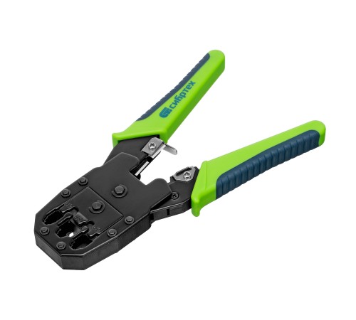 Клещи для обжима телефонных и компьютерных клемм 4P, 6P, 8P, функция обрезания проводов Сибртех