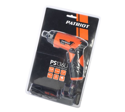 Отвертка аккумуляторная PATRIOT PS 136