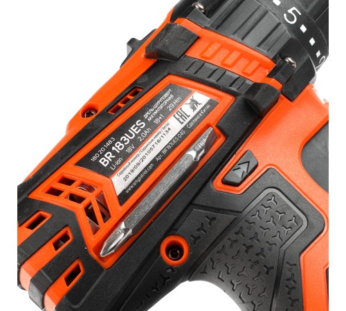 Дрель-шуруповерт аккумуляторная PATRIOT BR 183 UES