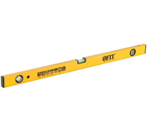 Уровень "Перископ", 3 глазка, зеркало, усиленный корпус, фрезер. рабочая грань, шкала, Профи  800 мм FIT IT