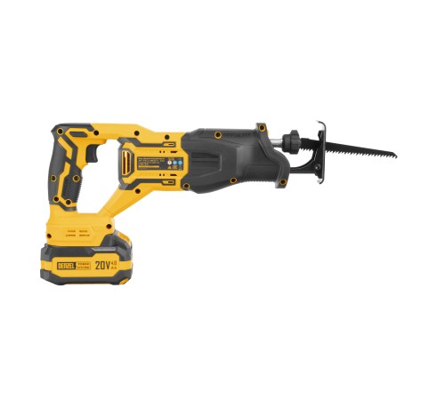 Пила сабельная аккумуляторная бесщет. RS-250, Li-Ion, 20 В Denzel