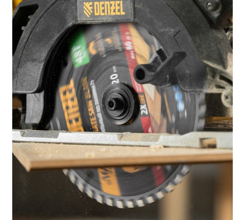 Пильный диск по ламинату ф160 х 20 мм, 48 зубьев Denzel