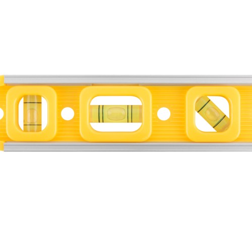 Уровень "Торпедо" пластиковый, 3 глазка, магнитный, с алюминиевой рамкой 225 мм FIT IT