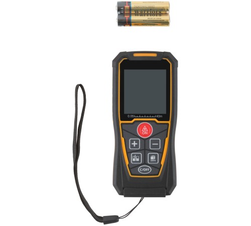 Дальномер лазерный, расчет площади/объема, LCD дисплей, диапазон 40 м FIT IT Дальномер лазерный, расчет площади/объема, LCD дисплей, диапазон 40 м FIT IT