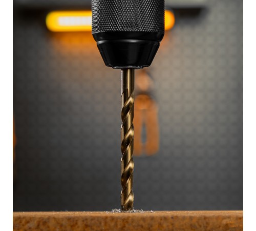 Сверло по металлу, 8 мм, HSS Co-8%// Denzel