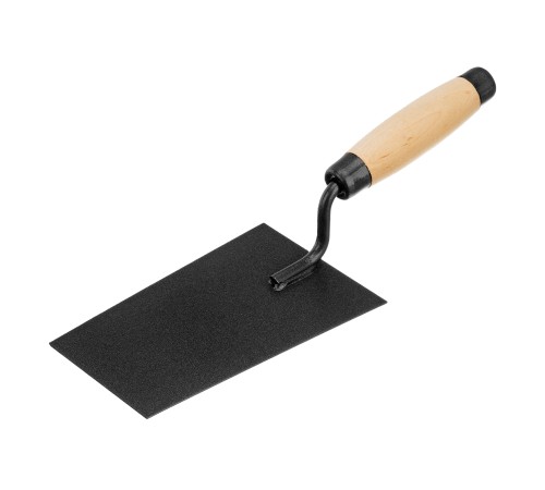 Кельма отделочника, стальная, деревянная усиленная ручка