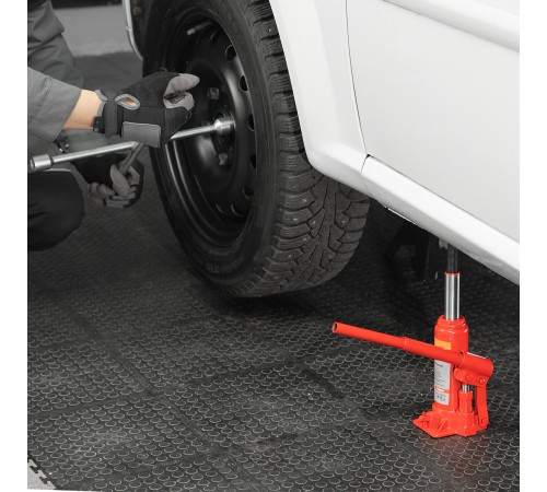 Домкрат гидравлический бутылочный, 4 т, h подъема 180–320 мм Sparta Compact