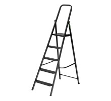 Стремянка 5 ступеней, компактная, стальная Сибртех