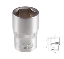 Головка торцевая стандартная шестигранная 1/2", 16 мм TOLSEN TT16516 Головка торцевая стандартная шестигранная 1/2", 16 мм TOLSEN TT16516
