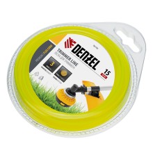 Леска для триммера, круглая 3 мм х 15 м, блистер Flex cord Denzel