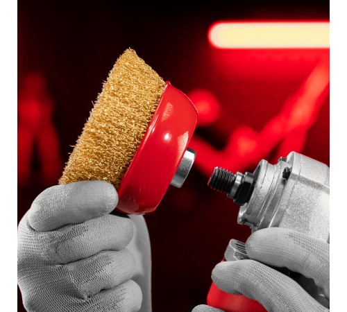 Щетка для УШМ, 100 мм, М14, 