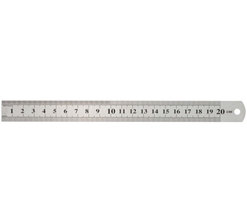 Линейка нержавеющая  200х19 мм FIT IT Линейка нержавеющая  200х19 мм FIT IT