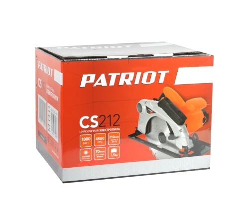 Пила циркулярная PATRIOT CS 212 Пила циркулярная PATRIOT CS 212