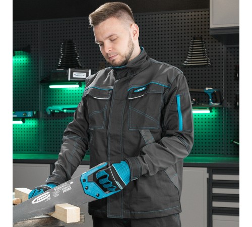 Куртка профессиональная рабочая, 97% хлопок 3% спандекс, L Gross