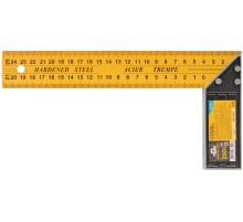 Угольник столярный, двусторонняя шкала 250 мм MOS