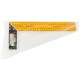 Угольник столярный желтый усиленный 300 мм FIT IT