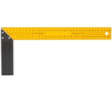 Угольник столярный желтый усиленный 350 мм FIT IT Угольник столярный желтый усиленный 350 мм FIT IT