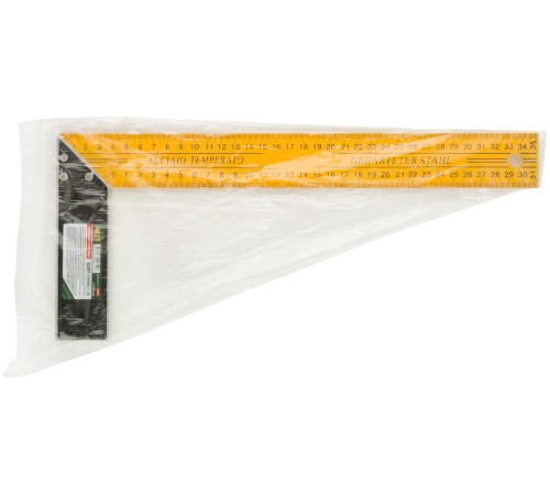 Угольник столярный желтый усиленный 350 мм FIT IT Угольник столярный желтый усиленный 350 мм FIT IT