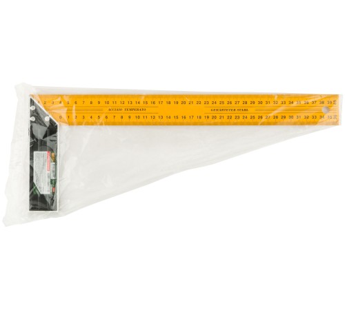 Угольник столярный желтый усиленный 400 мм FIT IT Угольник столярный желтый усиленный 400 мм FIT IT