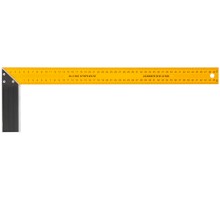 Угольник столярный желтый усиленный 500 мм FIT IT