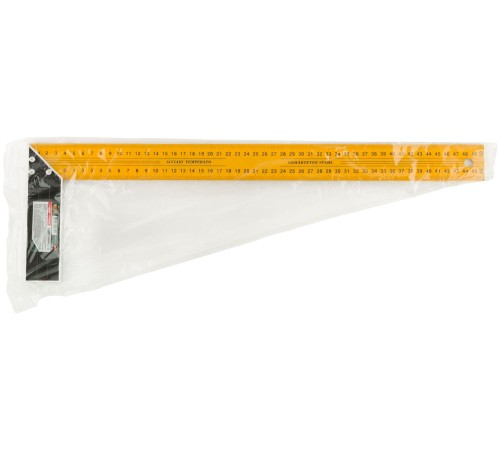 Угольник столярный желтый усиленный 500 мм FIT IT Угольник столярный желтый усиленный 500 мм FIT IT