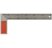 Угольник столярный, рифленая шкала, чугунное основание 300 мм FIT IT Угольник столярный, рифленая шкала, чугунное основание 300 мм FIT IT