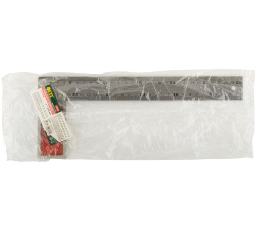 Угольник столярный, рифленая шкала, чугунное основание 300 мм FIT IT Угольник столярный, рифленая шкала, чугунное основание 300 мм FIT IT