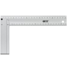 Угольник столярный литой алюминиевый Профи 250 мм FIT IT Угольник столярный литой алюминиевый Профи 250 мм FIT IT