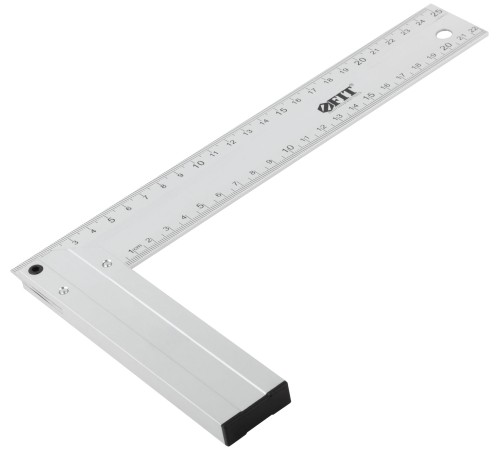 Угольник столярный литой алюминиевый Профи 250 мм FIT IT Угольник столярный литой алюминиевый Профи 250 мм FIT IT