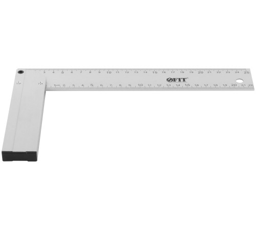 Угольник столярный литой алюминиевый Профи 250 мм FIT IT Угольник столярный литой алюминиевый Профи 250 мм FIT IT