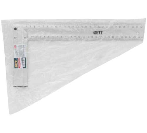 Угольник столярный литой алюминиевый Профи 300 мм FIT IT Угольник столярный литой алюминиевый Профи 300 мм FIT IT
