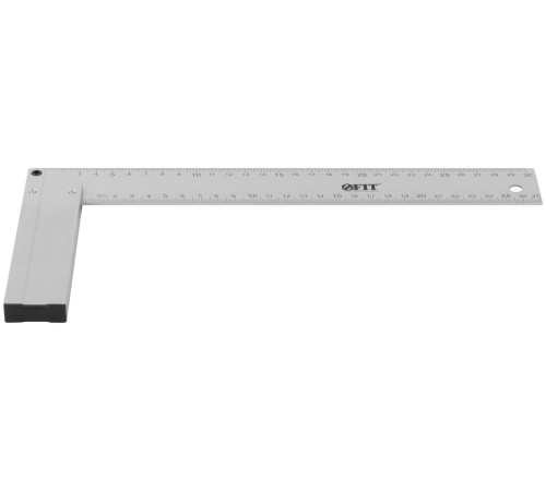 Угольник столярный литой алюминиевый Профи 300 мм FIT IT Угольник столярный литой алюминиевый Профи 300 мм FIT IT