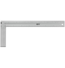 Угольник столярный литой алюминиевый Профи 400 мм FIT IT Угольник столярный литой алюминиевый Профи 400 мм FIT IT