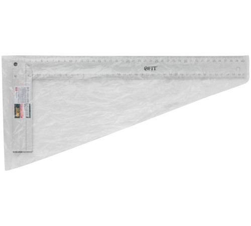 Угольник столярный литой алюминиевый Профи 400 мм FIT IT