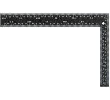 Угольник столярный цельнометаллический, крашеная шкала 200 х 300 мм FIT IT