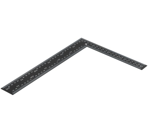 Угольник столярный цельнометаллический, крашеная шкала 200 х 300 мм FIT IT Угольник столярный цельнометаллический, крашеная шкала 200 х 300 мм FIT IT