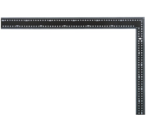 Угольник столярный цельнометаллический, крашеная шкала 400 x 600 мм FIT IT Угольник столярный цельнометаллический, крашеная шкала 400 x 600 мм FIT IT