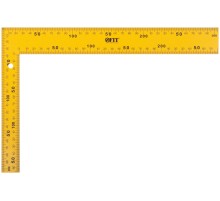 Угольник столярный цельнометаллический желтый, крашеная шкала 200 х 300 мм FIT IT Угольник столярный цельнометаллический желтый, крашеная шкала 200 х 300 мм FIT IT