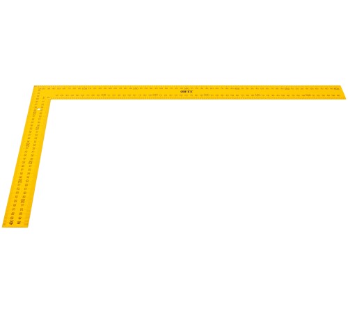 Угольник столярный цельнометаллический желтый, крашеная шкала 400 x 600 мм FIT IT Угольник столярный цельнометаллический желтый, крашеная шкала 400 x 600 мм FIT IT