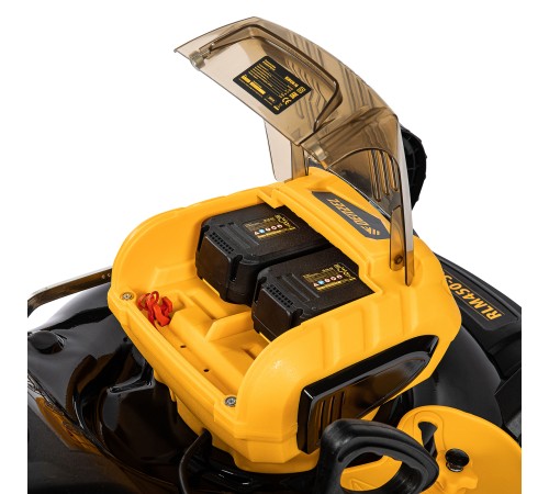 Газонокосилка аккумуляторная бесщеточная RLM450-36, Li-ion, 36 В, 4 Ач, 450 мм, травосборник 40 л Denzel