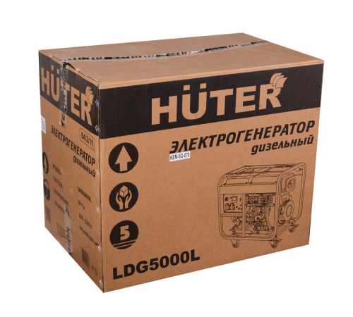 Электрогенератор дизельный LDG 5000L Huter Электрогенератор дизельный LDG 5000L Huter