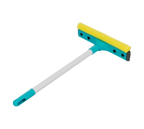 Щетка-окномойка с водосгоном, пластиковый черенок, 430х220 мм, Home Palisad