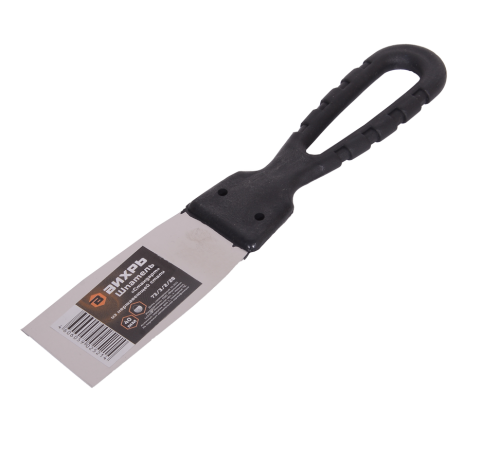 Шпатель ВИХРЬ нержавейка, пластик 40мм