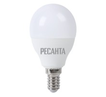 Лампа светодиодная РЕСАНТА LL-R-G45-7W-230-3K-E14 Лампа светодиодная РЕСАНТА LL-R-G45-7W-230-3K-E14