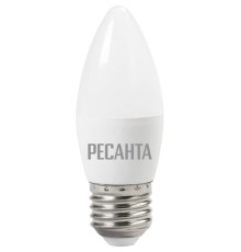 Лампа светодиодная РЕСАНТА LL-R-C37-6W-230-4K-E27