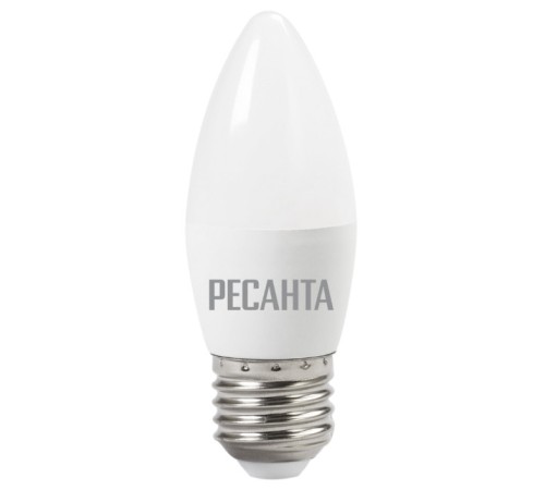 Лампа светодиодная РЕСАНТА LL-R-C37-6W-230-4K-E27 Лампа светодиодная РЕСАНТА LL-R-C37-6W-230-4K-E27