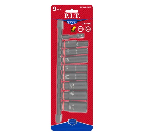 Набор головок торцевых ударных P.I.T. ADVANCE HSTL02-0009